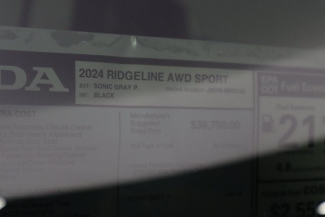 2024 Honda Ridgeline AWD SPORT